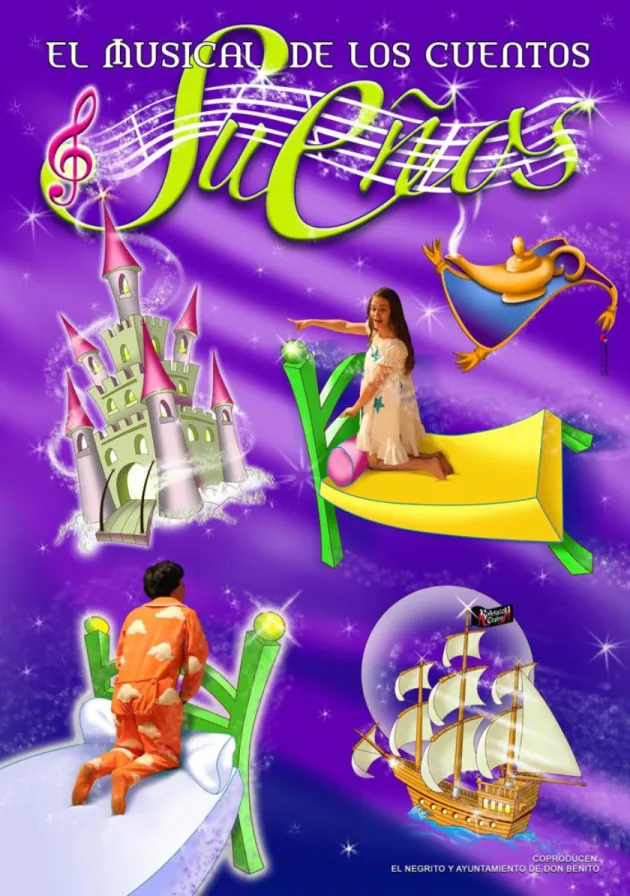Poster del musical Sueños, el musical de los cuentos (2008)