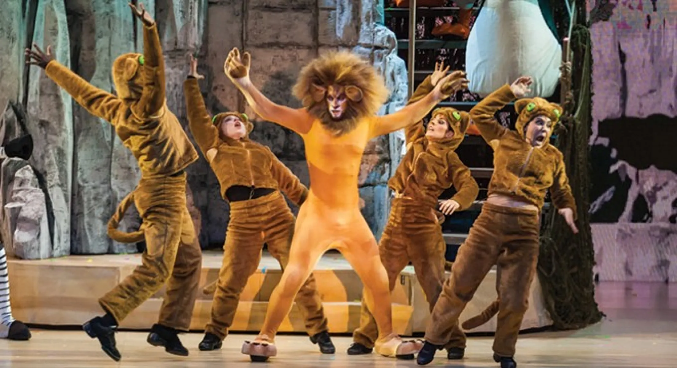 Imagen del musical Madagascar (2018)
