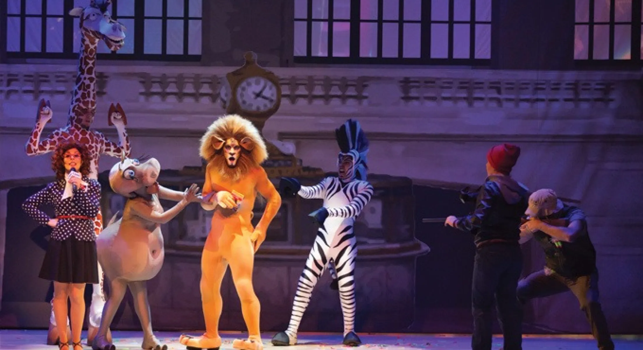 Imagen del musical Madagascar (2018)