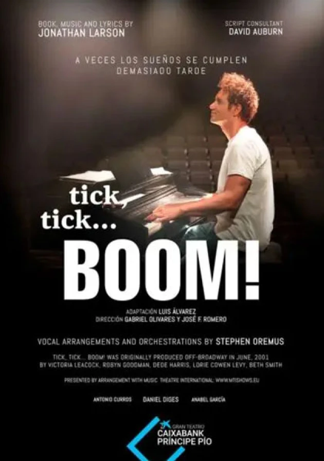 Poster del musical Tick, Tick... BOOM! (2022)