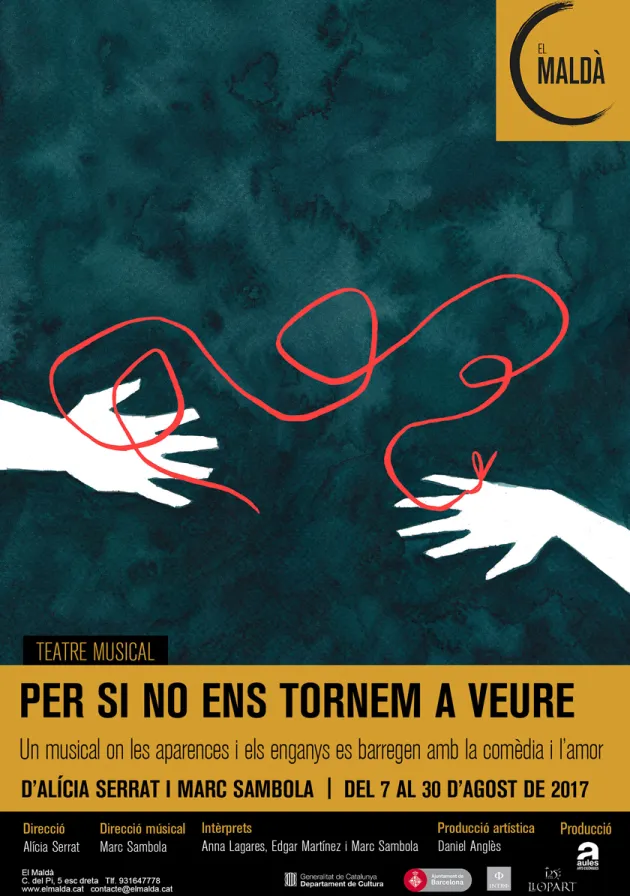 Poster del musical Per si no ens tornem a veure (2017)