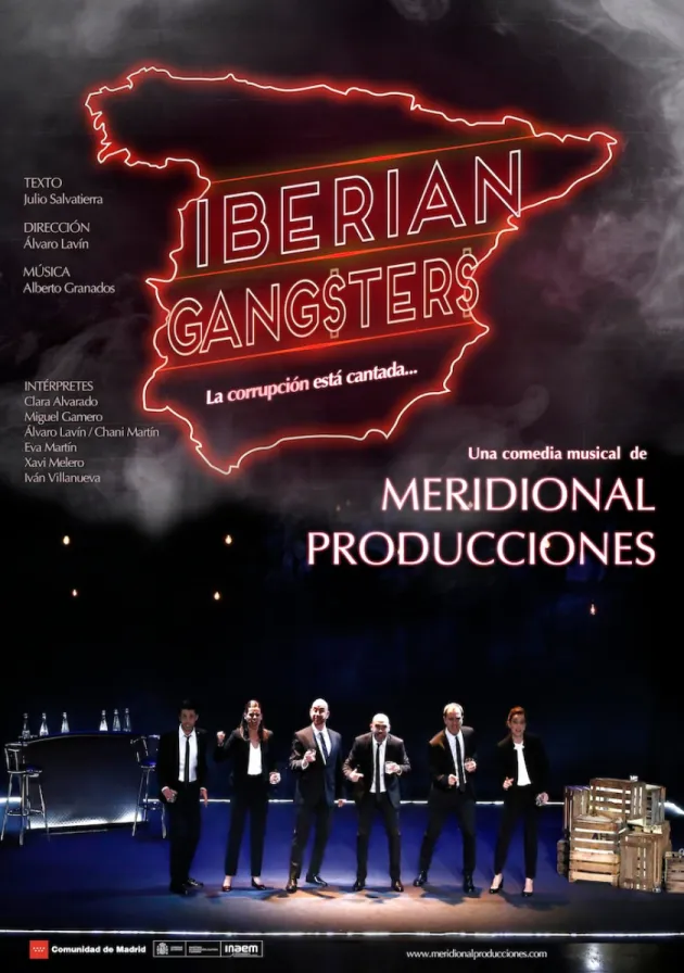 Poster del musical Iberian gangsters (2016)