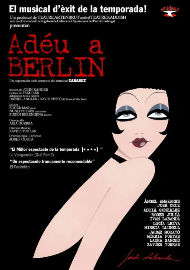 Poster del musical Adeu a Berlín (2001)