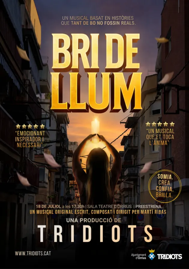 Poster del musical Bri de llum