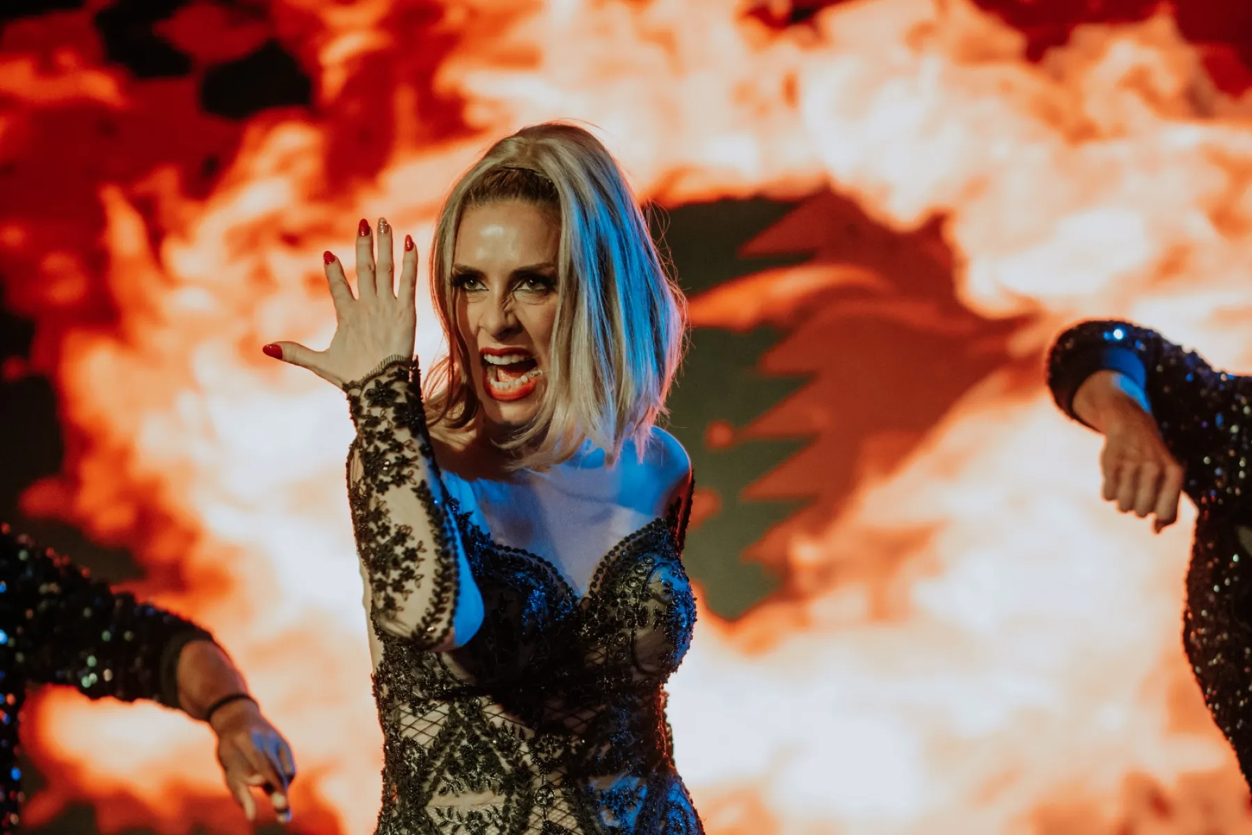 Imagen del musical Hola Raffaella