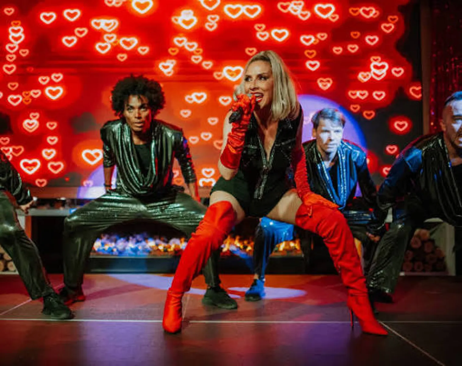 Imagen del musical Hola Raffaella