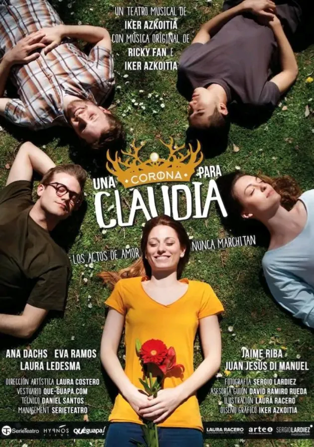 Poster del musical Una corona para Claudia (2016)