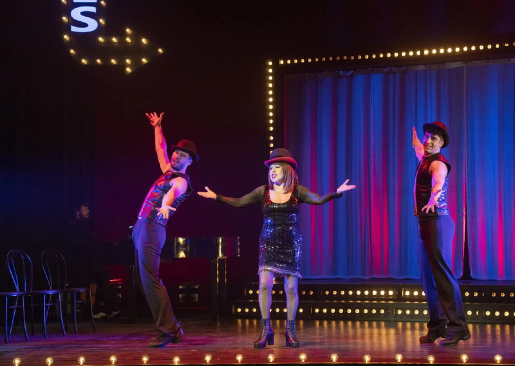 Imagen del musical Una noche con ella (2021)