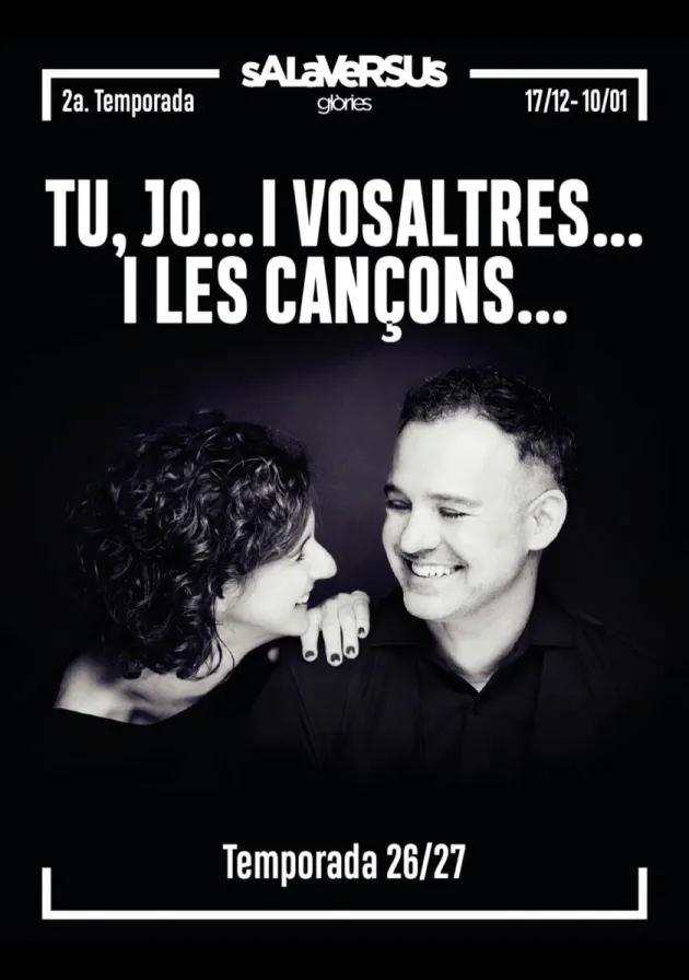 Poster del musical Tu, jo... i vosaltres... i les cançons...