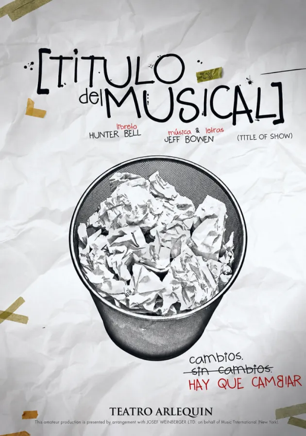 Poster del musical [Título del musical] (2012)