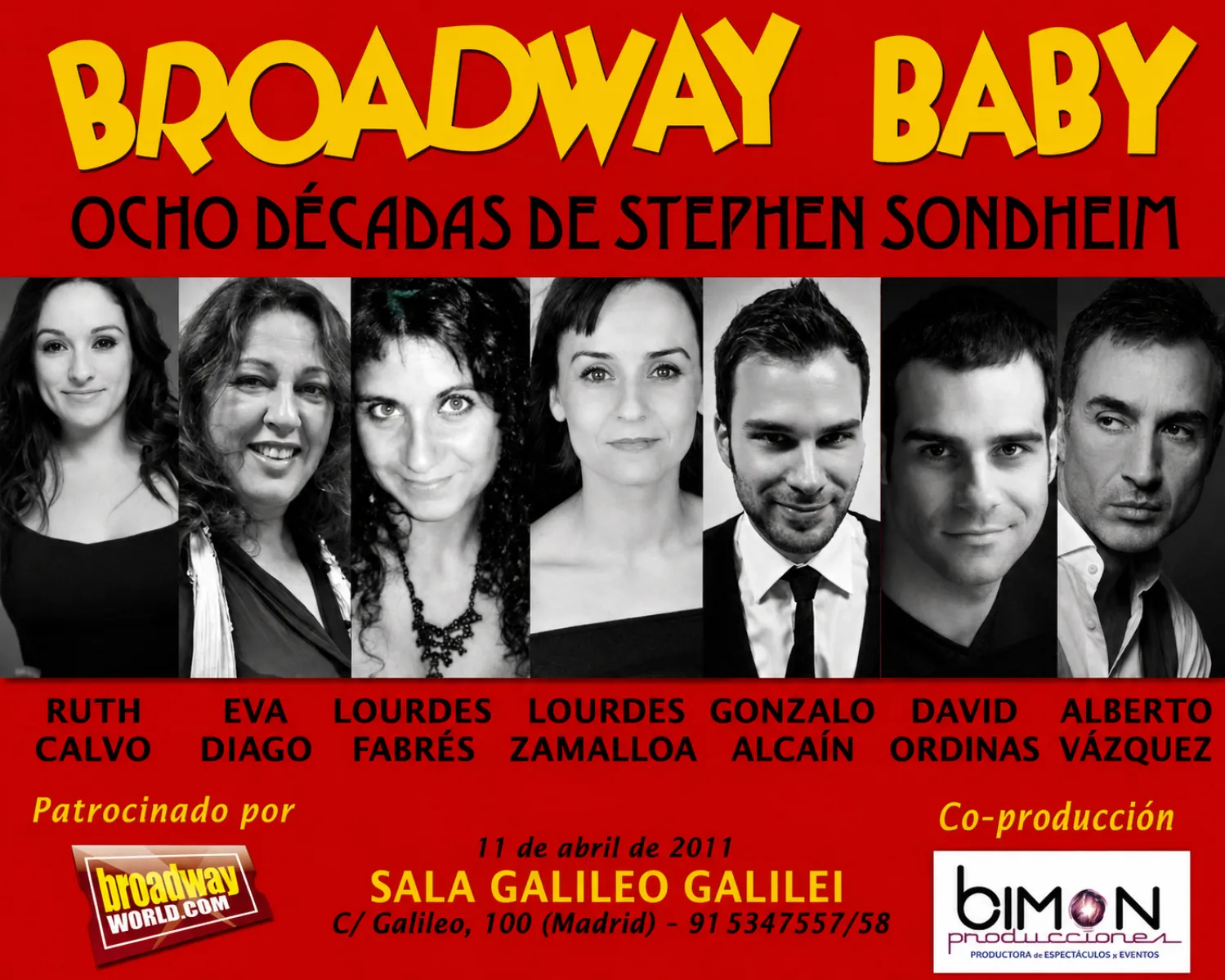 Imagen del musical Broadway Baby (2011)