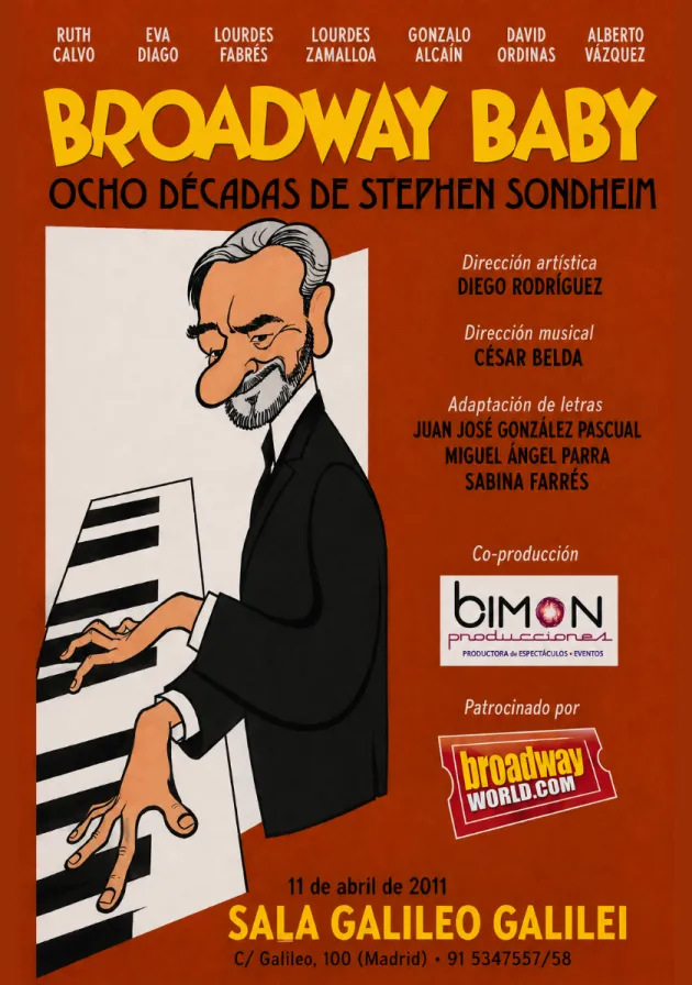 Poster del musical Broadway Baby (2011)