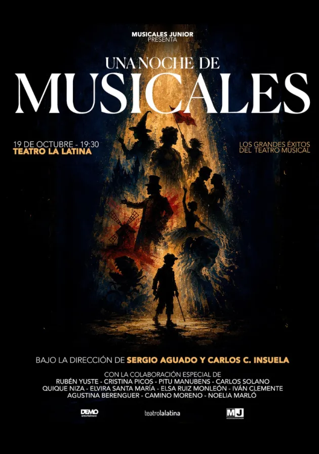 Poster del musical Una noche de musicales