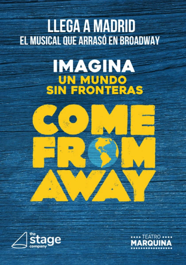 Poster del musical Come from away (2024)