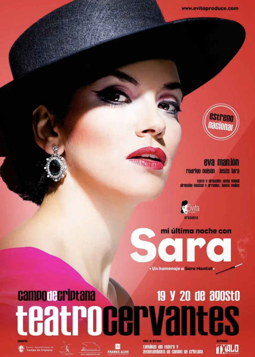 Imagen del musical Mi última noche con Sara (2016)