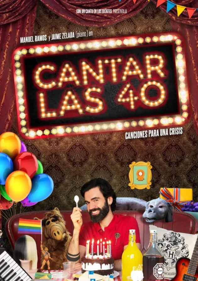 Poster del musical Cantar las 40 (2020)