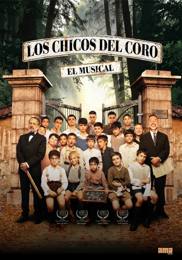 Poster del musical Los chicos del coro