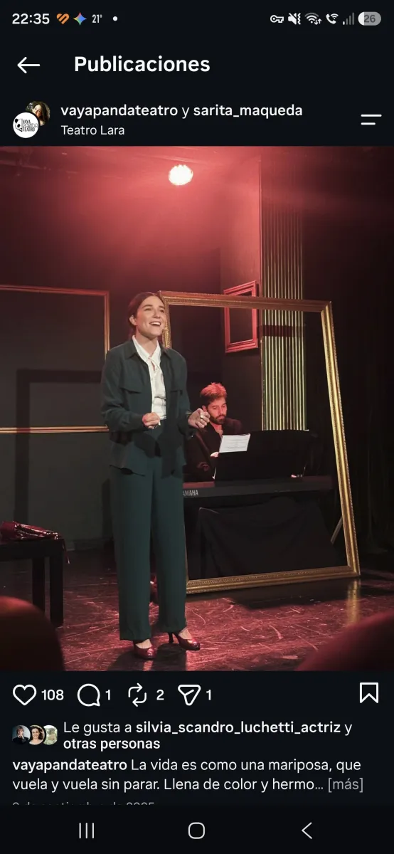 Imagen del musical No todos los cuadros tienen la misma luz