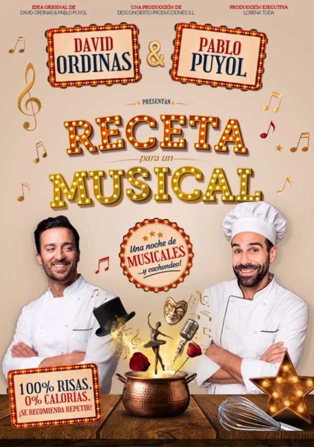 Poster del musical Receta para un musical