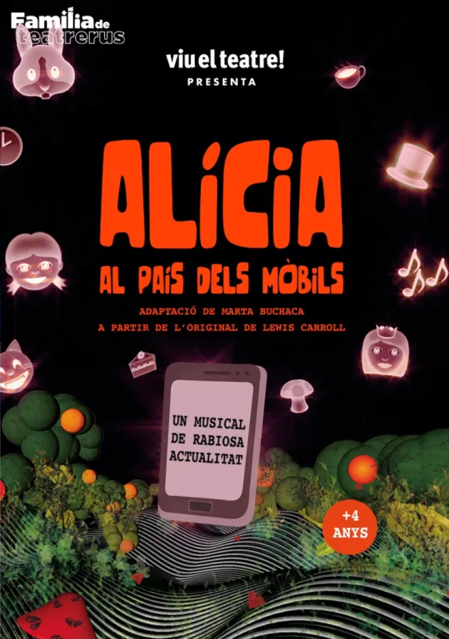 Poster del musical Alícia al país dels mòbils