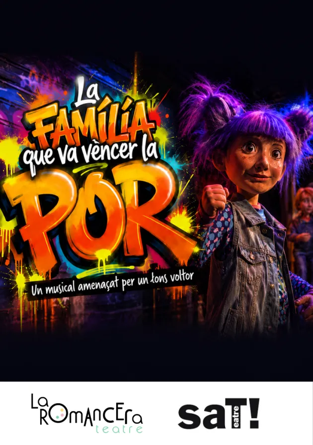 Poster del musical La família que va vèncer la por