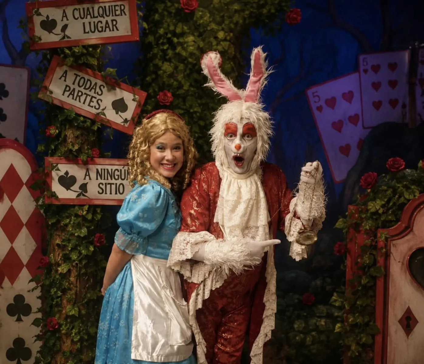 Imagen del musical Alicia en el país de las maravillas