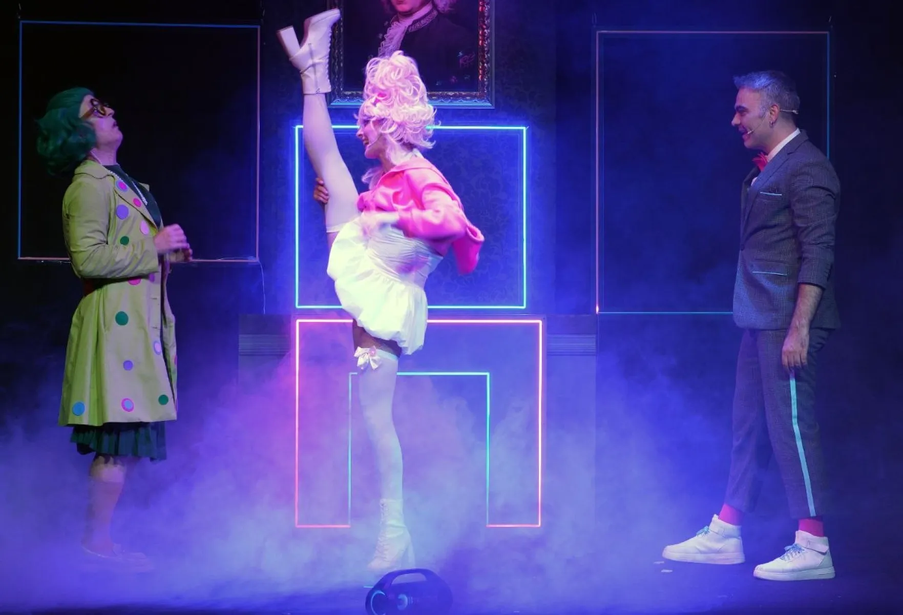 Imagen del musical La noche del gato negro
