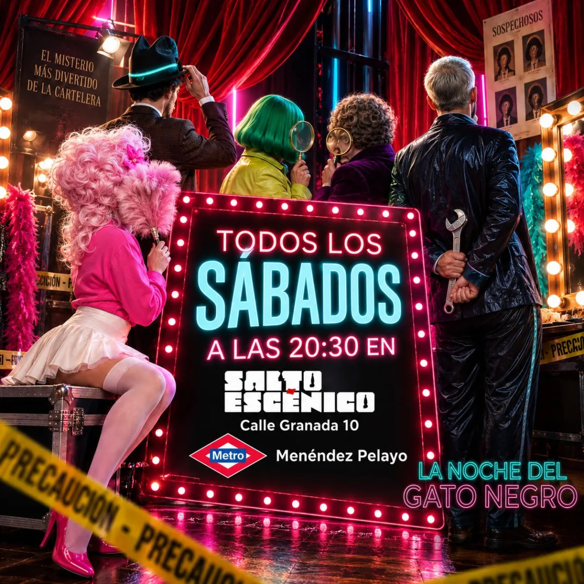 «La Noche del Gato Negro» regresa a la cartelera con su segunda temporada de misterio, enredo y humor absurdo
