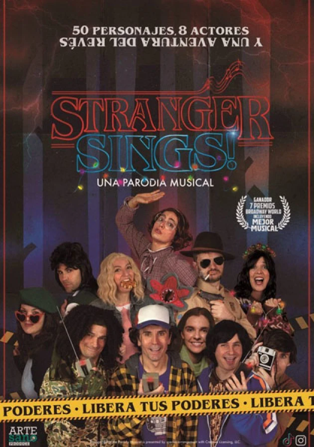 Poster del musical Stranger Sings (2024)
