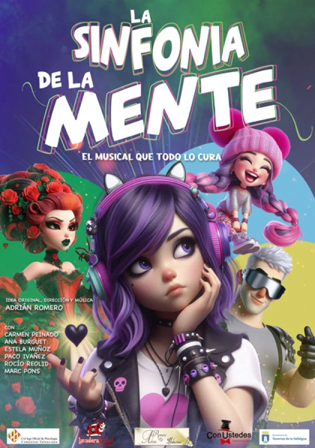 Poster del musical La sinfonía de la mente (2024)