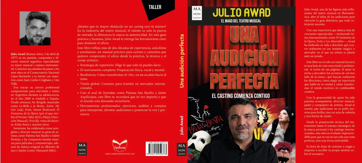 Julio Awad desvela las claves para triunfar en un casting en su nuevo libro: Una audición perfecta