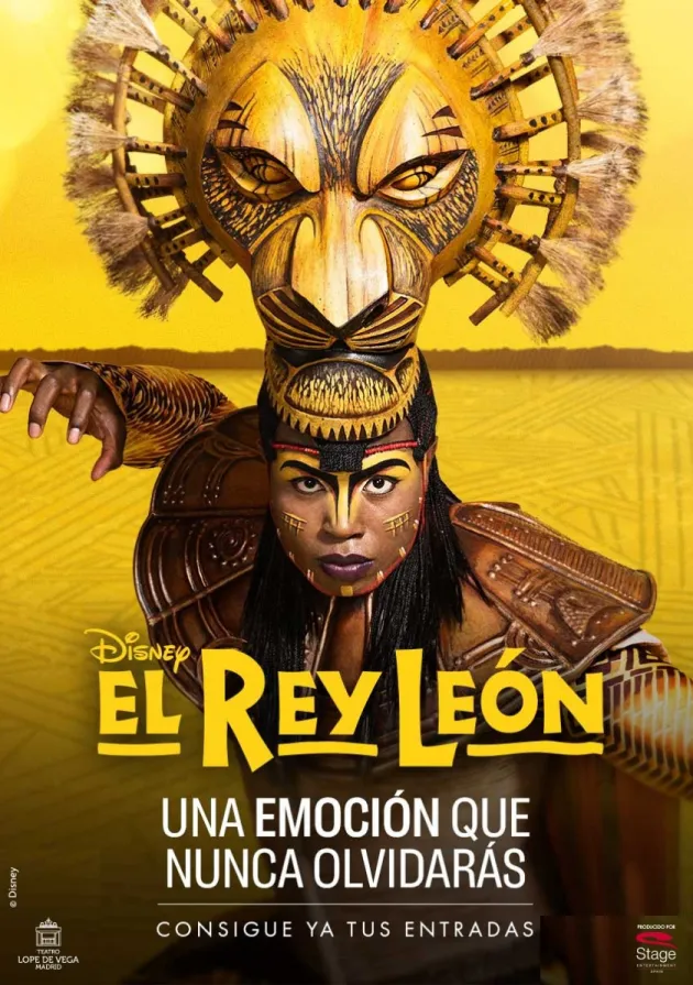 Poster del musical El Rey León