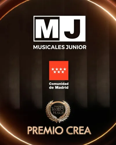 Musicales Junior, galardonada con el Premio CREA en los XVIII Premios Teatro Musical por su impulso al talento joven