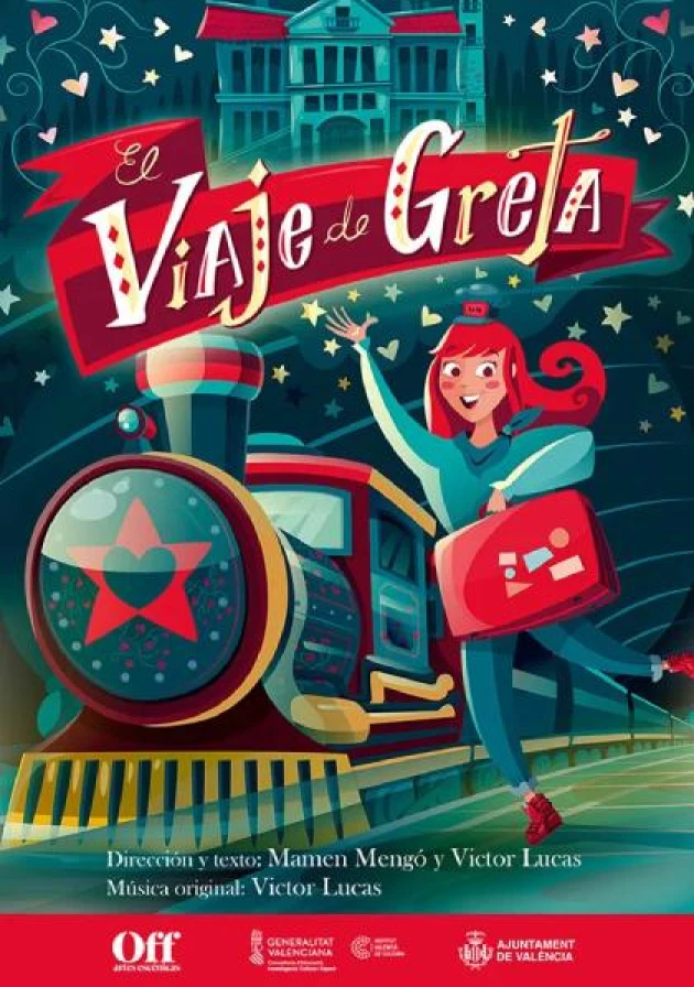 Poster del musical El viaje de Greta (2021)