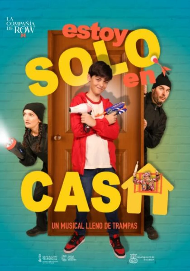 Poster del musical Estoy solo en casa (2024)