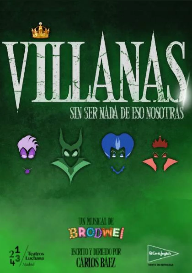 Poster del musical Villanas (2025)