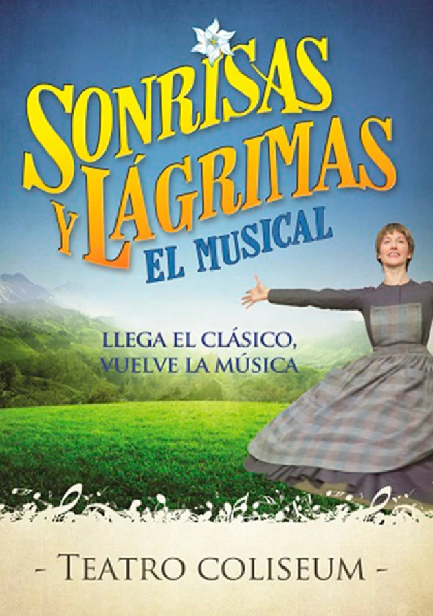 Poster del musical Sonrisas y lágrimas (2012)