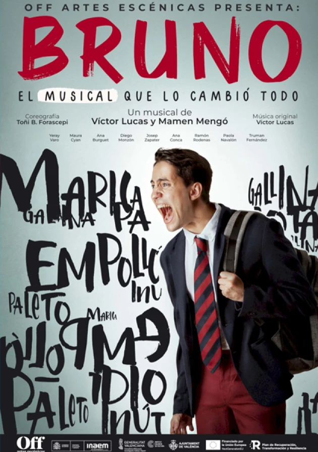 Poster del musical Bruno (2022)