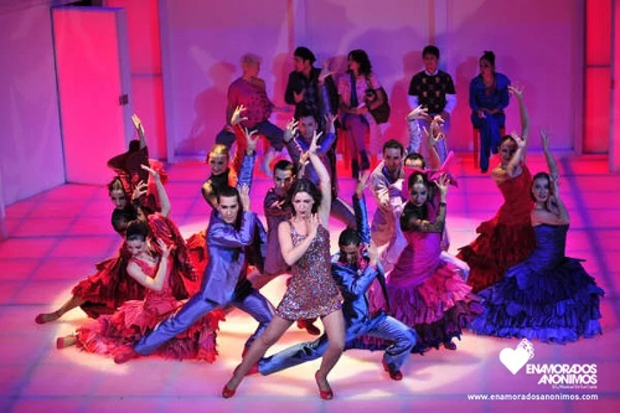 Imagen del musical Enamorados anónimos (2008)