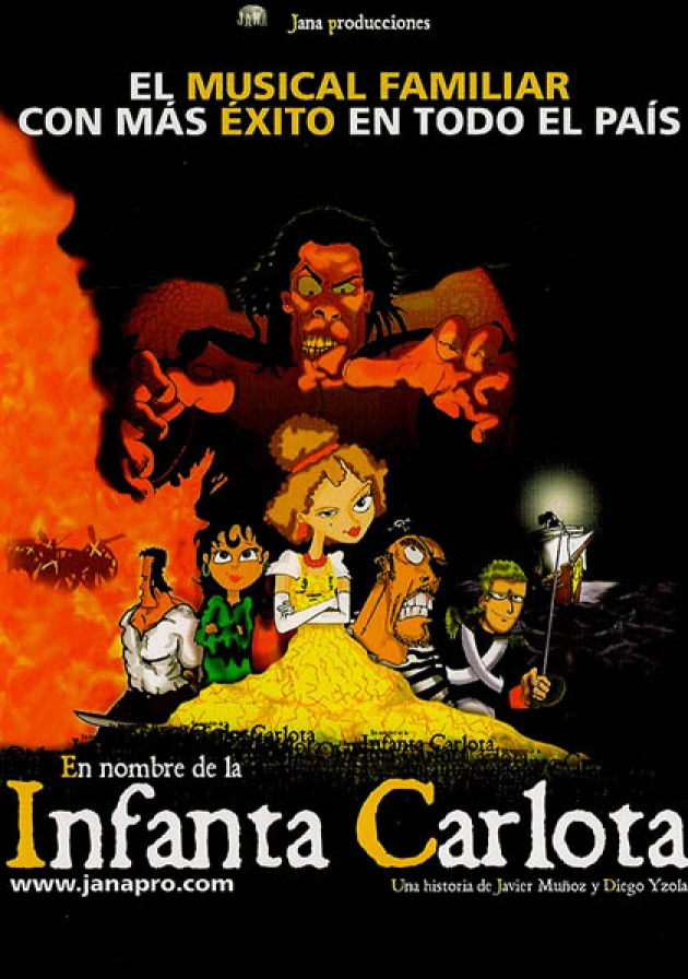 Poster del musical En nombre de la infanta Carlota (2002)