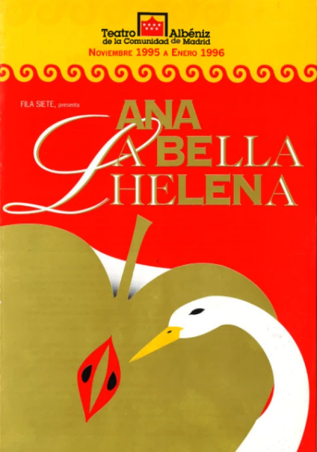 Poster del musical La bella Helena (1995)