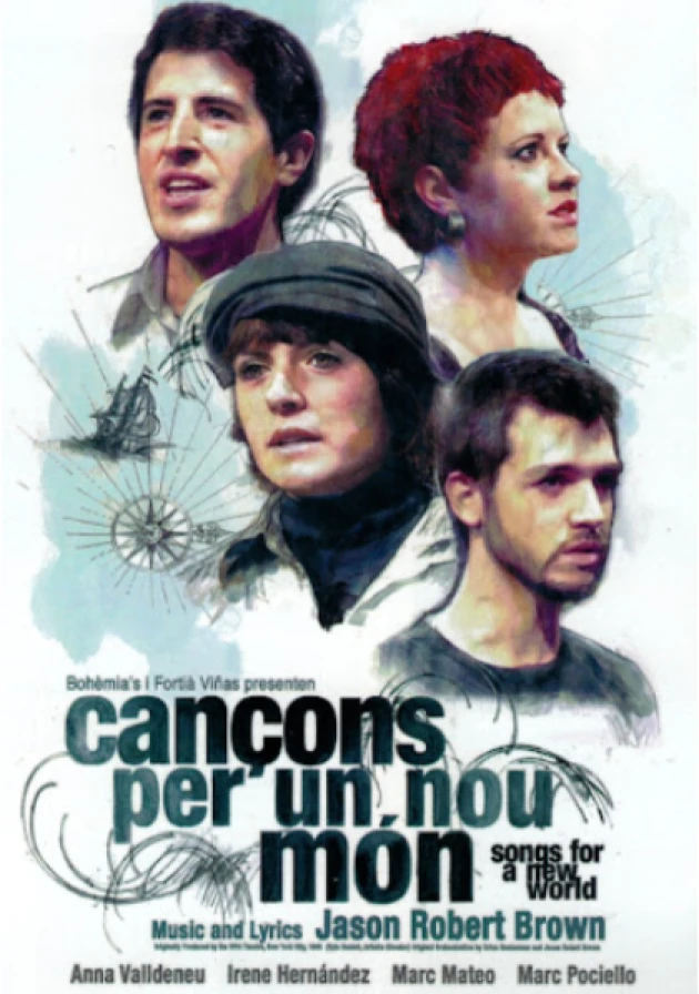 Poster del musical Cançons per un nou món (2008)