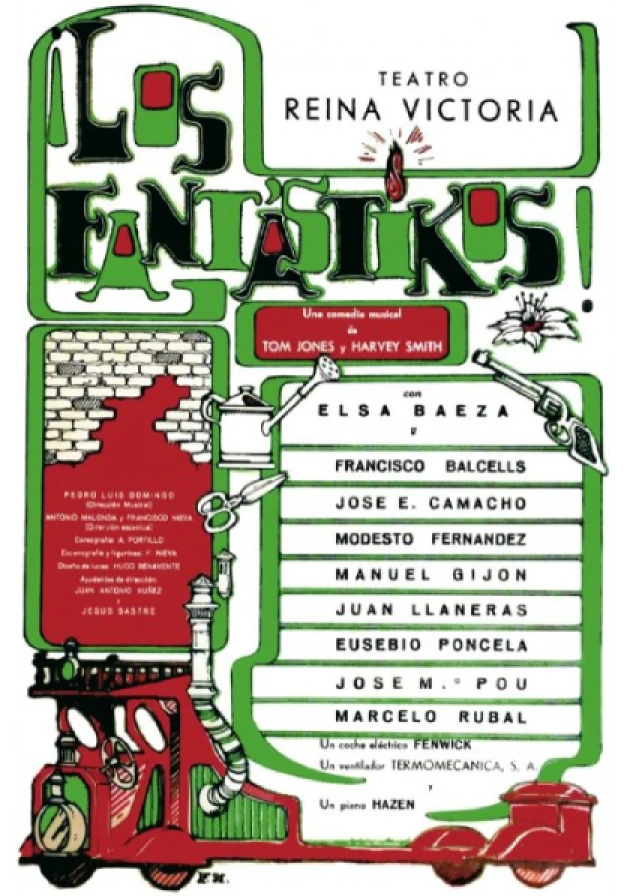 Poster del musical Los Fantástikos (1969)
