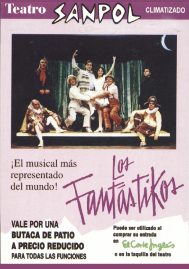 Poster del musical Los fantástikos (1997)