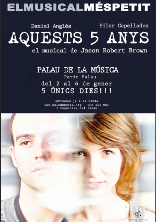 Poster del musical Aquests 5 anys (2009)
