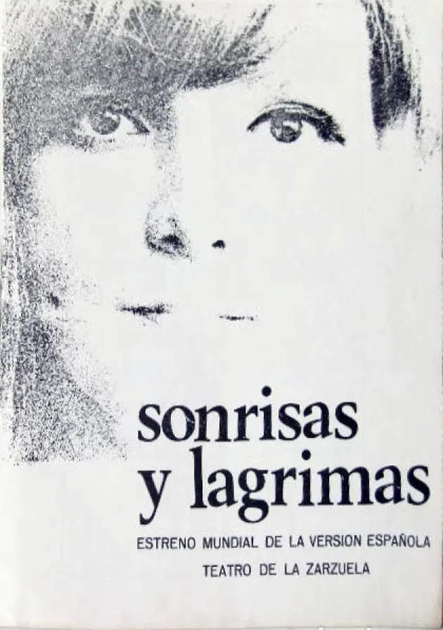 Poster del musical Sonrisas y lágrimas (1968)
