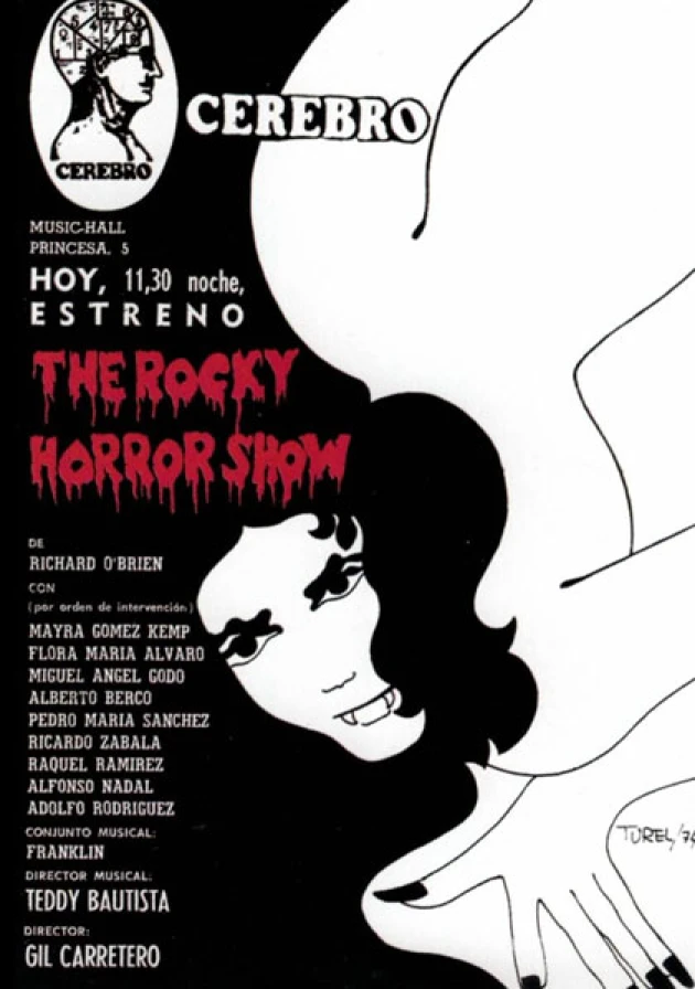 Poster del musical The Rocky Horror Show (1974)