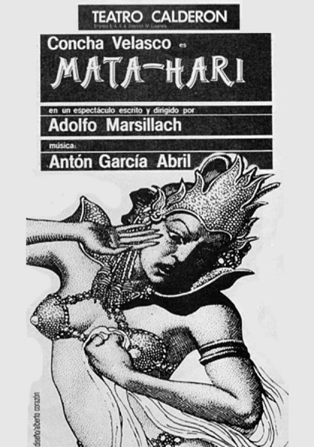 Poster del musical Mata Hari (1983)