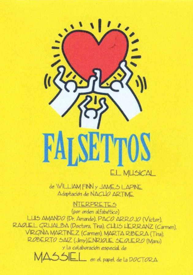Poster del musical Falsettos (2000)