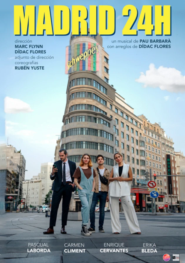 Poster del musical Madrid 24h (2021)